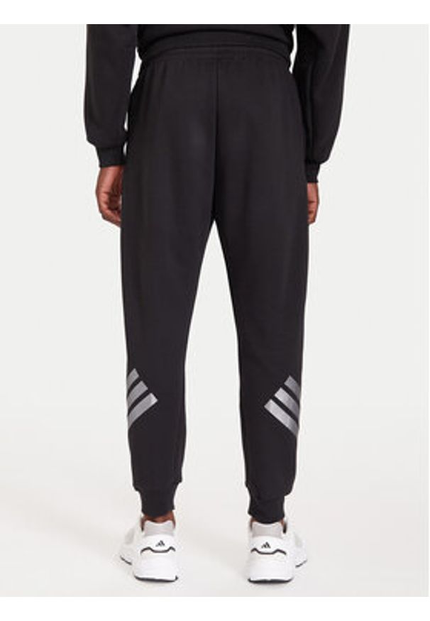 Adidas - adidas Spodnie dresowe Future Icons 3-Stripes JX1958 Czarny Regular Fit. Kolor: czarny. Materiał: bawełna