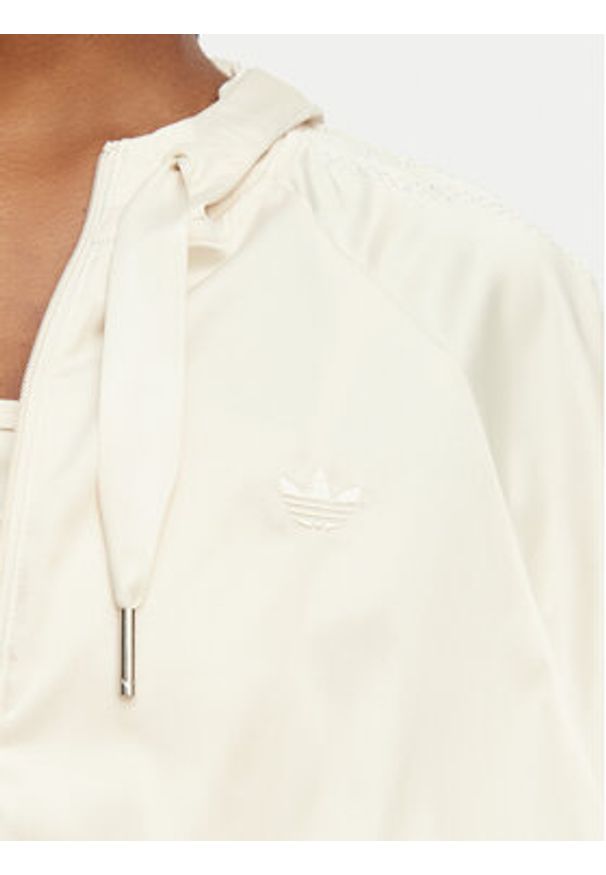 Adidas - adidas Bluza KE3391 Écru Oversize. Kolor: kremowy. Materiał: syntetyk