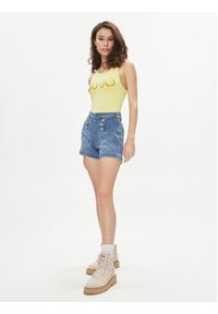 Liu Jo Top MA4327 J4695 Żółty Slim Fit. Kolor: żółty. Materiał: wiskoza #5