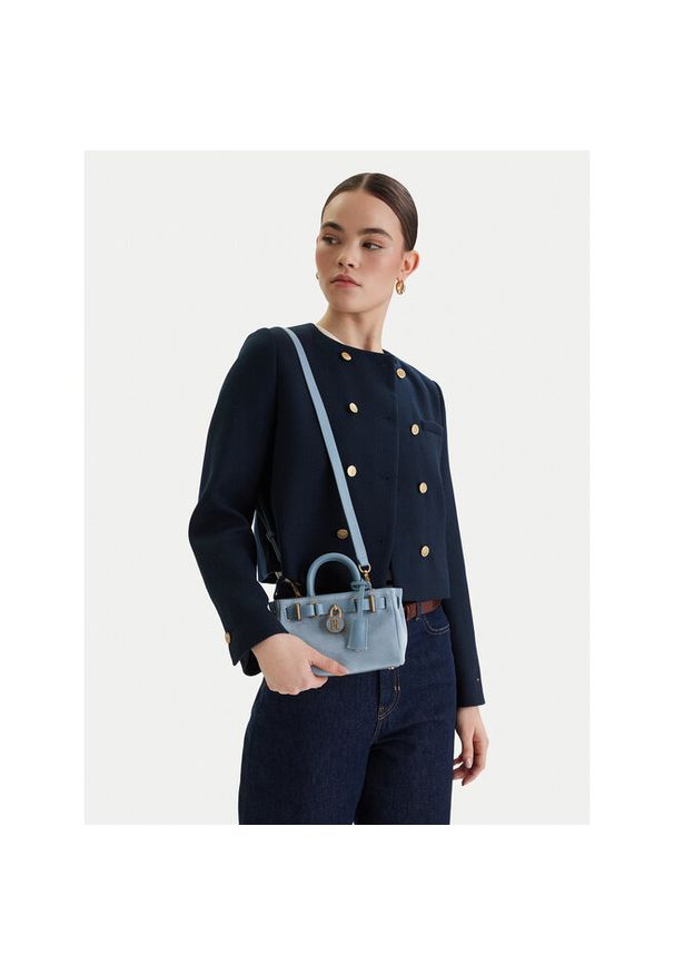 TOMMY HILFIGER - Torebka Tommy Hilfiger. Kolor: niebieski