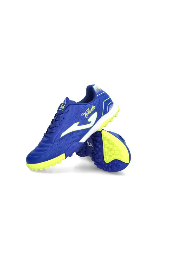 Buty piłkarskie dziecięce Joma Toledo TF JR. Kolor: niebieski. Sport: piłka nożna