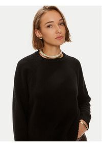 Weekend Max Mara Sweter Gabbia 24253661 Czarny Relaxed Fit. Kolor: czarny. Materiał: wełna #6