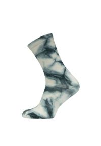 NA GIEAN - Skarpety Trekkingowe Na Giean Medium Weight Tie-Dyed Crew Monochrome. Kolor: szary, wielokolorowy. Sport: outdoor