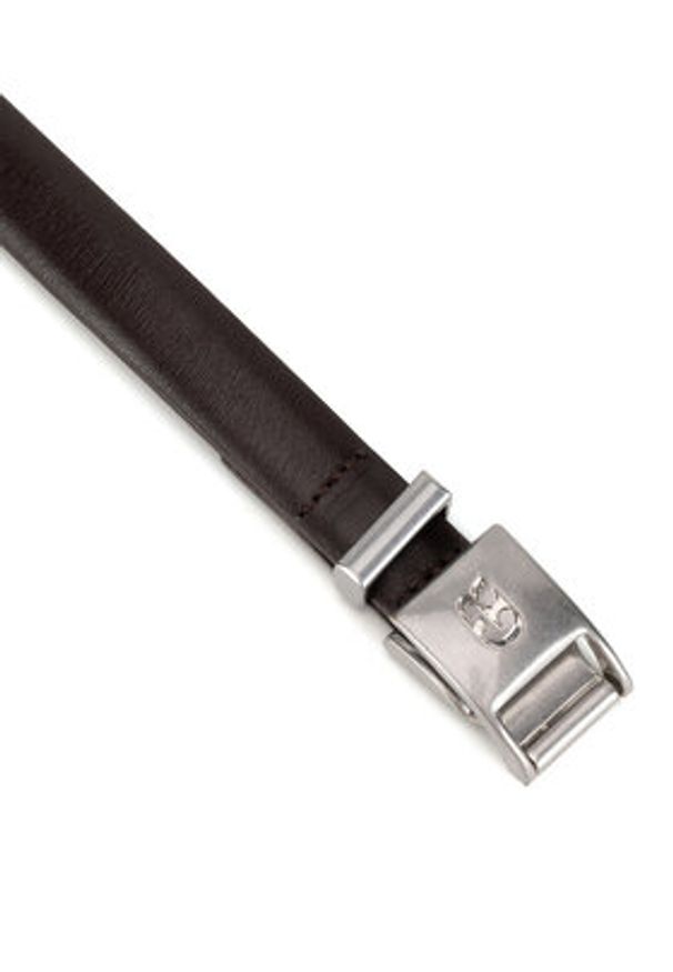 Gino Rossi Pasek Damski BLYL24007-1 Brązowy. Kolor: brązowy. Materiał: skóra