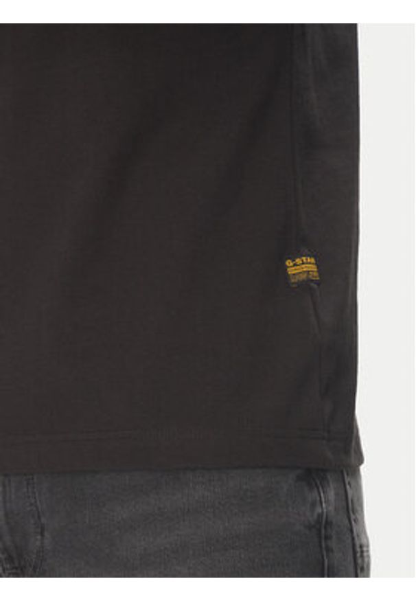 G-Star RAW - G-Star Raw T-Shirt Back Gr Arch D26047-C336 Czarny Regular Fit. Kolor: czarny. Materiał: bawełna