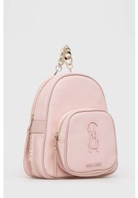 Steve Madden plecak Btempo damski kolor różowy mały z aplikacją SM13000980. Kolor: różowy. Materiał: poliester. Wzór: aplikacja #4