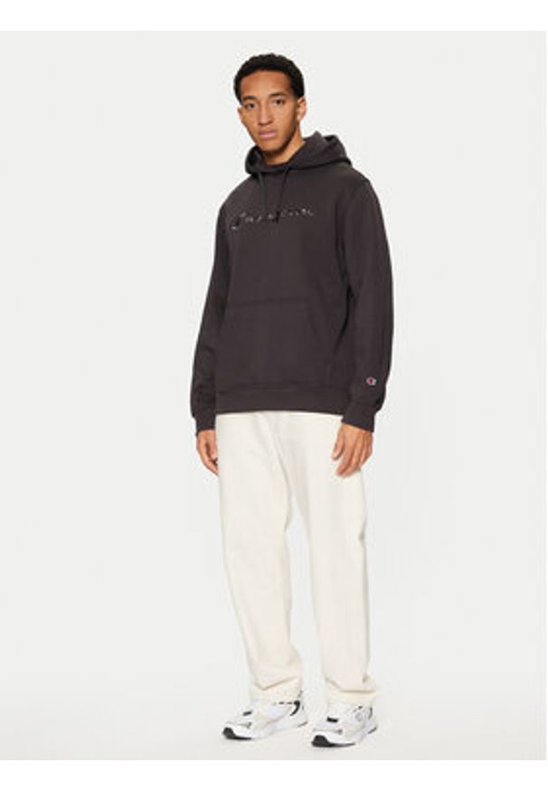 Champion Bluza 220271 Czarny Relaxed Fit. Kolor: czarny. Materiał: syntetyk, bawełna