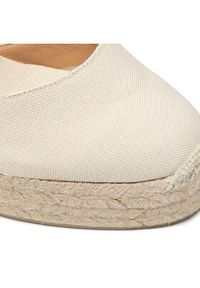 Castañer Espadryle Carina/8ED/001 Beżowy. Kolor: beżowy. Materiał: materiał