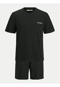 Jack & Jones - Jack&Jones Piżama Everest 12273635 Czarny Standard Fit. Kolor: czarny. Materiał: bawełna