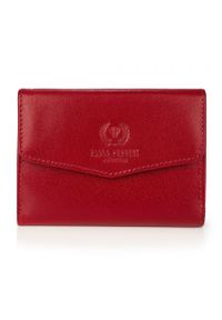 Portfel skórzany czerwony PAOLO PERUZZI T-34-RD. Kolor: czerwony. Materiał: skóra #1