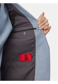 Hugo - HUGO Garnitur Henry 50559672 Niebieski Slim Fit. Kolor: niebieski. Materiał: bawełna #6