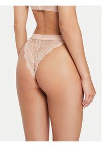 Guess Figi brazylijskie Jane O4YE00 PZ01C Beżowy. Kolor: beżowy. Materiał: syntetyk