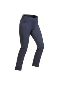 quechua - Spodnie turystyczne damskie Quechua MH100. Kolor: niebieski. Materiał: materiał, poliester #1