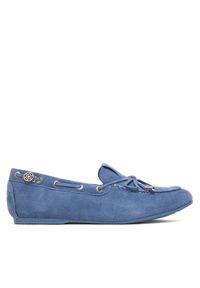 Guess Mokasyny FLPAIS SUE14 Niebieski. Kolor: niebieski. Materiał: skóra, zamsz #1