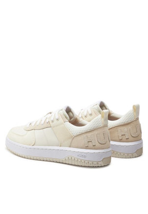 Hugo Sneakersy Kilian Tenn Dnmpu 50517155 Écru. Materiał: skóra