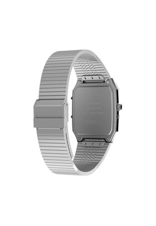 Timex Zegarek Q Timex® 1982 Ana-Digi Reissue Chronograph TW2Y05900 Srebrny. Kolor: srebrny