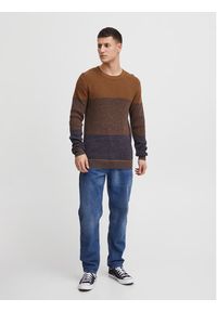 Blend Sweter 20715860 Granatowy Regular Fit. Kolor: niebieski. Materiał: bawełna #5