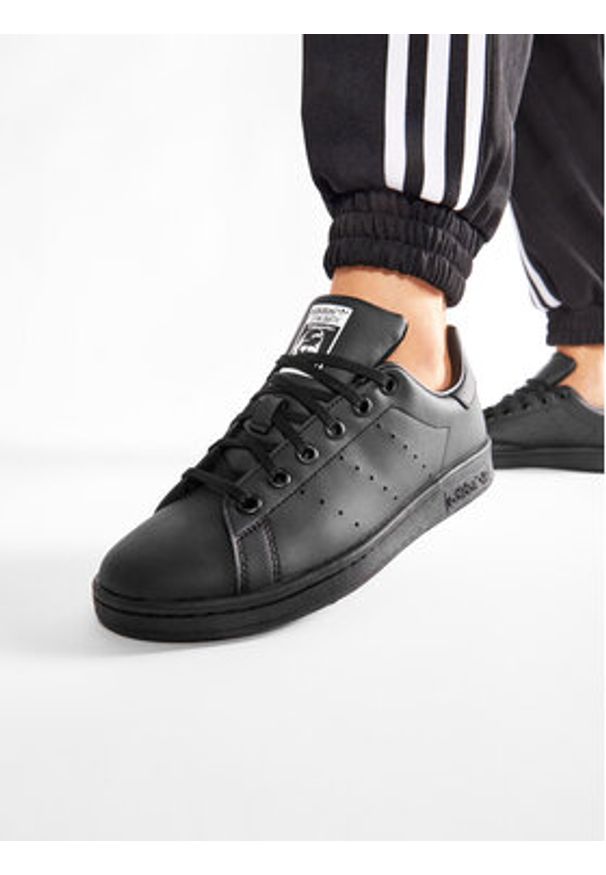 Adidas - adidas Sneakersy Stan Smith J FX7523 Czarny. Kolor: czarny. Materiał: skóra. Model: Adidas Stan Smith