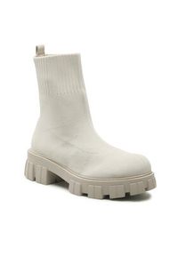 DeeZee Botki WS5553-11 Écru. Materiał: materiał #6