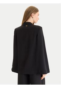 TwinSet - TWINSET Marynarka 252TT2400 Czarny Wide Fit. Kolor: czarny. Materiał: syntetyk