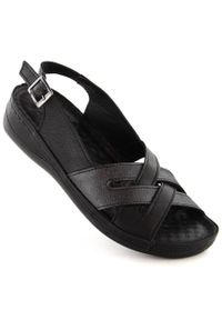Skórzane sandały damskie czarne T.Sokolski L24-159. Kolor: czarny. Materiał: skóra #4