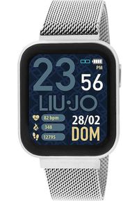 Smartwatch Liu Jo Smartwatch męski LIU JO SWLJ022 srebrny bransoleta. Rodzaj zegarka: smartwatch. Kolor: srebrny