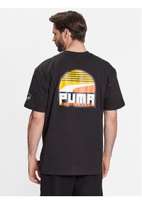 Puma T-Shirt Uptown Stick To It 539158 Czarny Regular Fit. Kolor: czarny. Materiał: bawełna