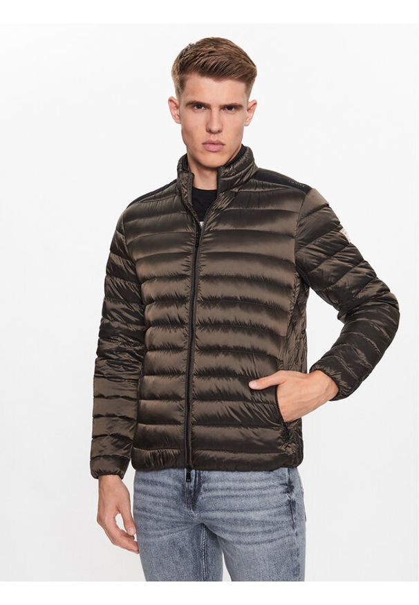 Guess Kurtka przejściowa M1RL47 WDQ50 Brązowy Comfort Fit. Kolor: brązowy. Materiał: syntetyk