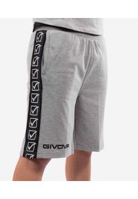 Givova Terry Band Spodenki Sportowe Jasnoszare 2XL - Oddychająca Bawełna. Kolor: szary. Materiał: bawełna. Sport: fitness, piłka nożna