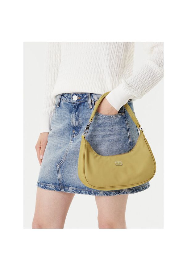 Torebka Tommy Jeans. Kolor: brązowy