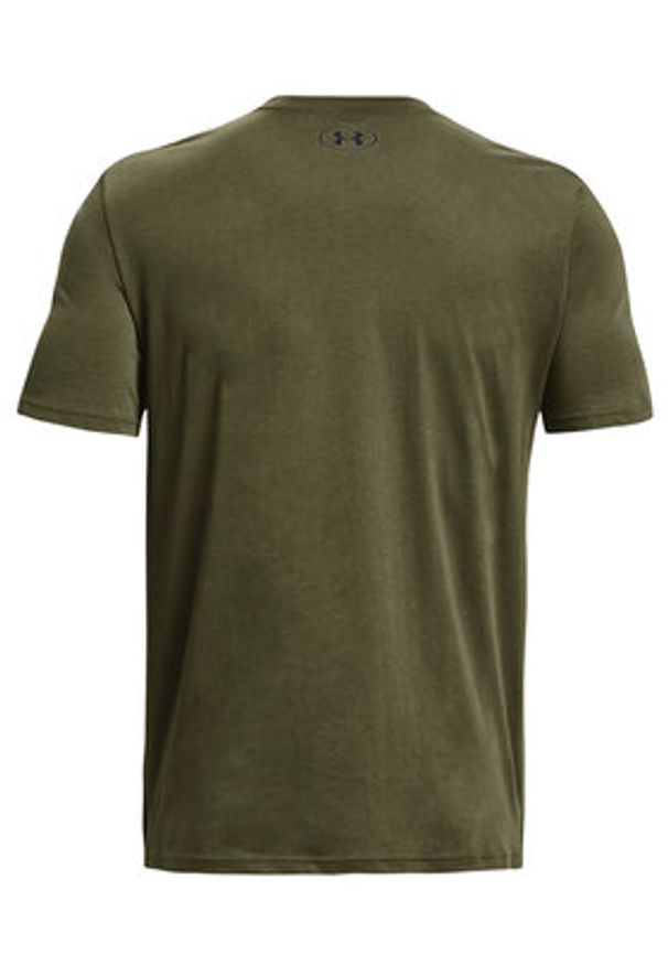 Under Armour T-Shirt UA SPORTSTYLE LC SS 1326799 Khaki Regular Fit. Kolor: brązowy. Materiał: bawełna, syntetyk
