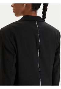 Karl Lagerfeld - KARL LAGERFELD Marynarka B1W14012 Czarny Relaxed Fit. Typ kołnierza: dekolt w karo. Kolor: czarny. Materiał: wełna #2