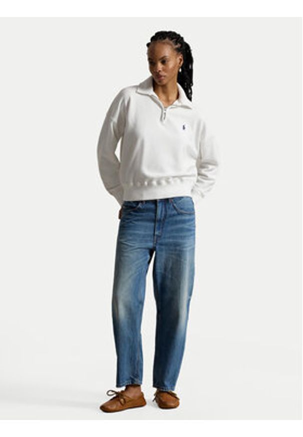 Polo Ralph Lauren Bluza 211B18685006 Biały Regular Fit. Typ kołnierza: polo. Kolor: biały. Materiał: bawełna
