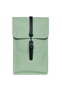 Plecak Rains Backpack W3 13000-06 - zielony. Kolor: zielony. Materiał: poliester, materiał. Styl: elegancki