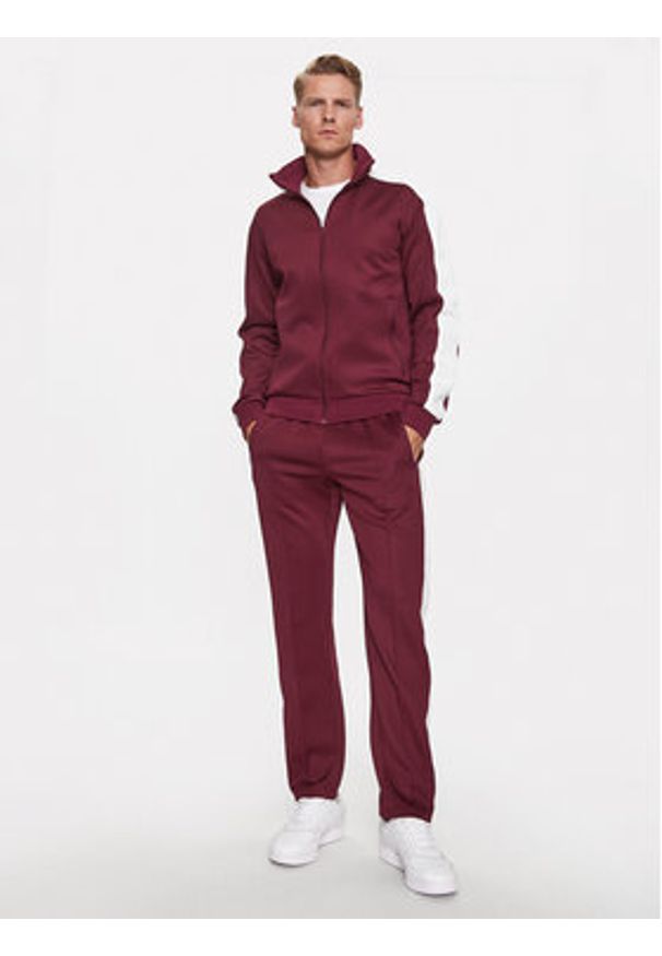 Redefined Rebel Bluza Rodney 223109 Bordowy Regular Fit. Kolor: czerwony. Materiał: syntetyk