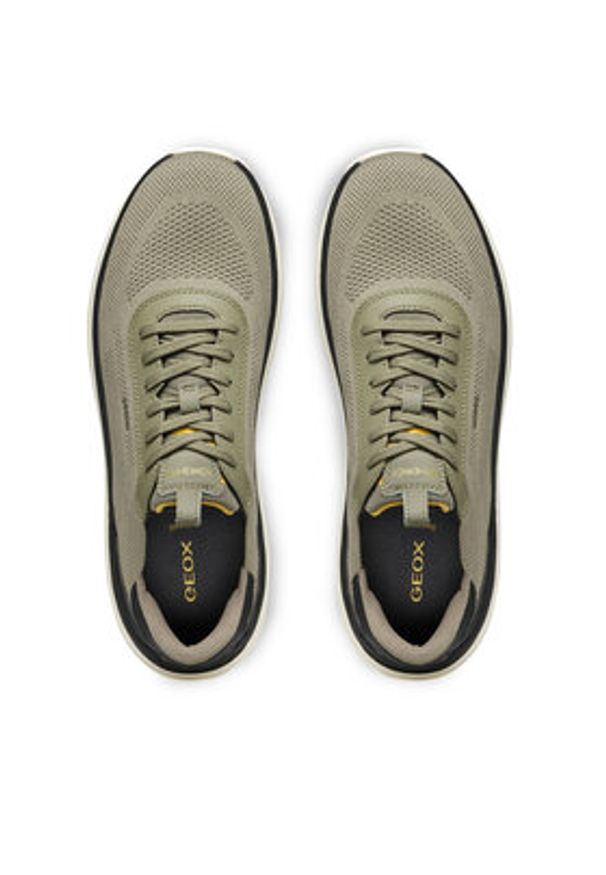Geox Sneakersy U Spherica Actif X U55GQA 0006K C3016 Khaki. Kolor: brązowy. Materiał: materiał