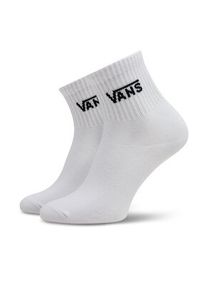 Vans Zestaw 3 par wysokich skarpet damskich Classic Half Crew Sock VN00073EWHT1 Biały. Kolor: biały. Materiał: materiał
