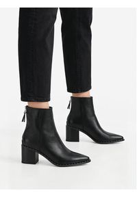 DeeZee Botki CEO-HY17367-1 Czarny. Kolor: czarny. Materiał: materiał #6