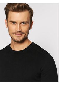 Selected Homme Sweter Berg 16074682 Czarny Regular Fit. Kolor: czarny. Materiał: bawełna #3