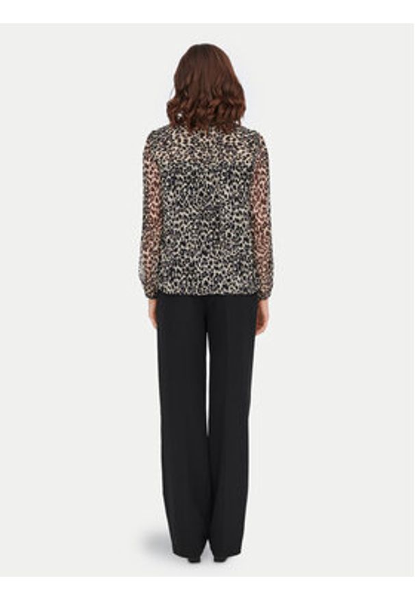 only - ONLY Bluzka Ditsy 15229700 Czarny Regular Fit. Kolor: czarny. Materiał: syntetyk