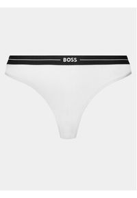 BOSS - Boss Komplet 3 par stringów 50510030 Biały. Kolor: biały. Materiał: bawełna #4