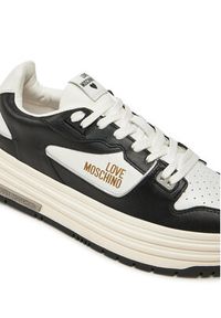 Love Moschino - LOVE MOSCHINO Sneakersy JA15356G0LIAI00A Czarny. Kolor: czarny. Materiał: skóra #6