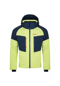 Męska kurtka narciarska Kilpi TAXIDO-M. Kolor: niebieski, wielokolorowy, zielony, szary, fioletowy. Sezon: zima. Sport: narciarstwo #1