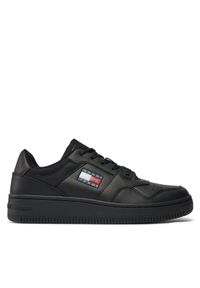 Sneakersy Tommy Jeans. Kolor: czarny. Styl: retro #1