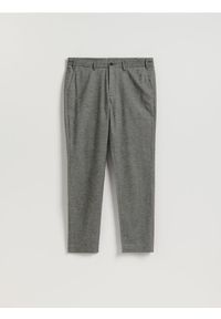 Reserved - Spodnie chino slim fit - ciemnoszary. Kolor: szary. Materiał: tkanina, bawełna #1