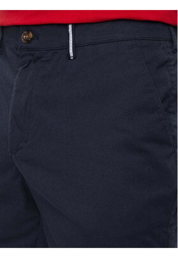 La Martina Szorty materiałowe YMB008 TW417 Granatowy Slim Fit. Kolor: niebieski. Materiał: bawełna