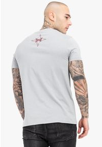 TAPOUT - T-shirt regularny Tapout Skrape. Kolor: szary, czarny, czerwony, wielokolorowy #2