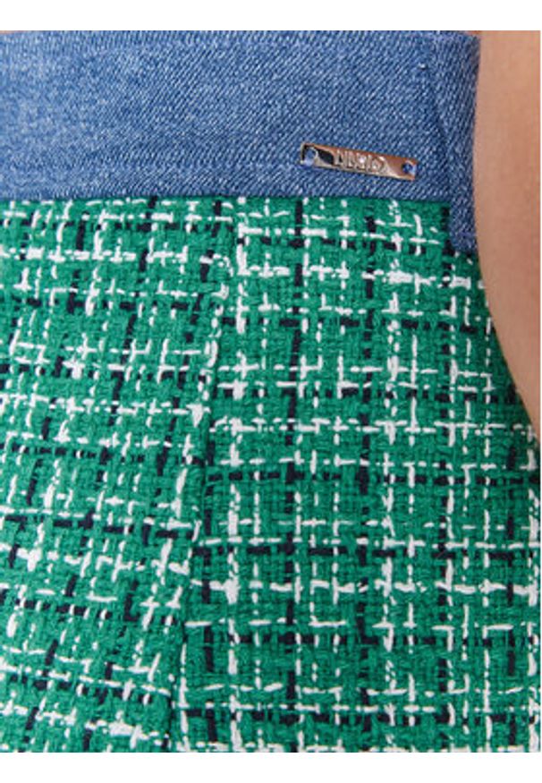Liu Jo Spódnica trapezowa WA3190 T3368 Zielony Regular Fit. Kolor: zielony. Materiał: bawełna