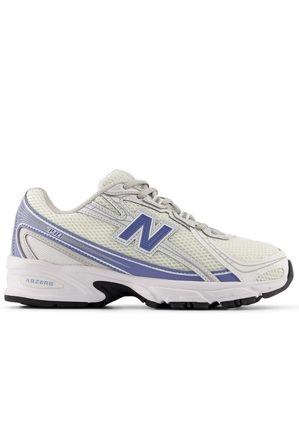 Buty młodzieżowe New Balance G740372 - białe. Kolor: biały. Materiał: materiał, syntetyk. Szerokość cholewki: normalna. Sezon: lato. Sport: turystyka piesza, fitness