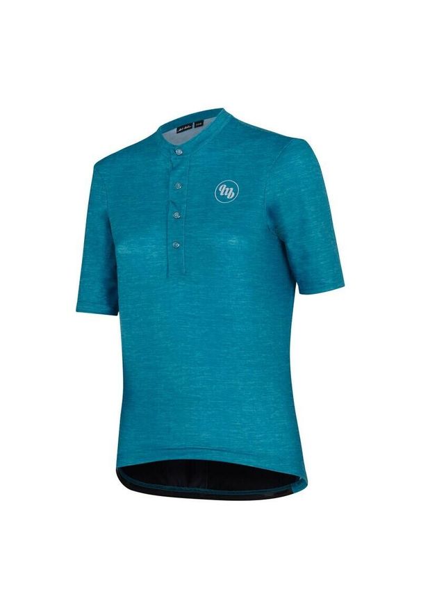 MB WEAR - Jersey Mb Wear gravel allday petrol. Kolor: niebieski. Materiał: jersey. Sport: kolarstwo